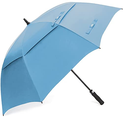 G4Free 47/54/62/68/72 Inch Regenschirm Groß Stockschirm Sturmfest Golf Schirme Automatik Regenschirm XXL für Herren Damen Doppelt Überdachung Belüftet
