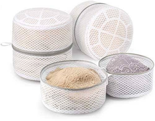 Muchfun 3Pcs Bra Wash Bags, Honeycomb Mesh Laundry Bags for Delicates