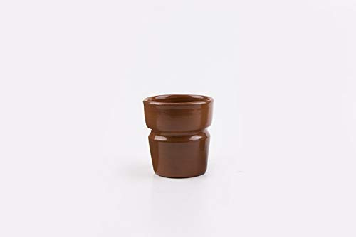 Vicara TCPM Lot de grandes tasses en terre cuite émaillée