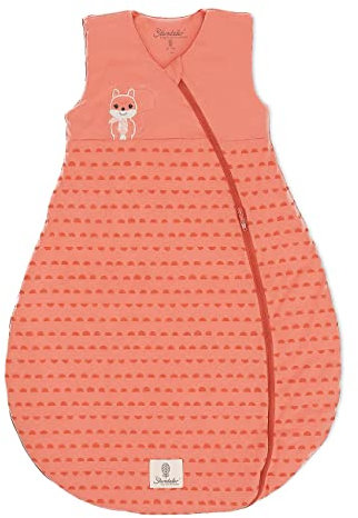 Sterntaler Baby Mädchen Schlafsack Baby Ganzjahres-Schlafsack Enna - Babyschlafsack, Pucksack Baby, Strampelsack mit Tiermotiv - Recycelt - 90cm