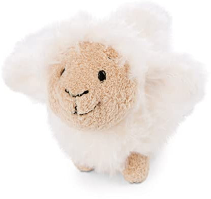 NICI 47795 Kuscheltier Schaf Sheepmila 12cm Green, WEIß