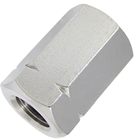Distanzmuffen sechskant A2 M10x25 mm aus Edelstahl V2A - Mutter Langmuttern Rundmuttern Gewindehülsen Verlängerungsmuttern Verbindungsmuttern I DIOS24®