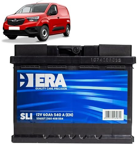 Batteria 60Ah per Opel Combo 1.5 1.6 gasolio 2018+