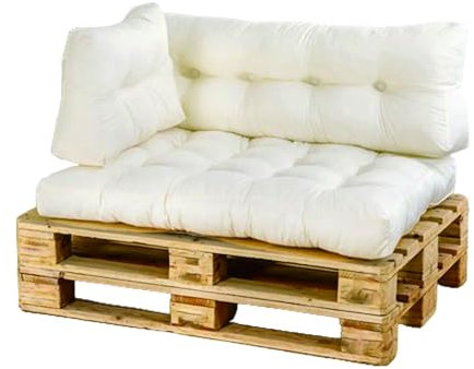 MIAOMI Palettenkissen, Palettenauflage Gartenkissen Outdoor Palettenauflage Pallettensitzkissen Europaletten Sitzkissen Polster Premium Sitzkissen für Indoor & Outdoor Erhältlich