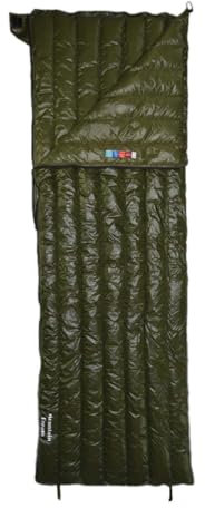 perfk Umschlagschlafsack Daunenschlafsack Ultraleicht für Herren Damen mit Aufbewahrungstasche Bequemer Einzelschlafsack zum Wandern