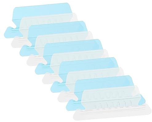 VILLFUL 20stücke Hängende Ordneretiketten Klassifizierungsindex-tabs Für Büro Und Hotel Wiederverwendbare Kunststoff-registerkarten Farbige Hängemappen-einsätze Für Einfache