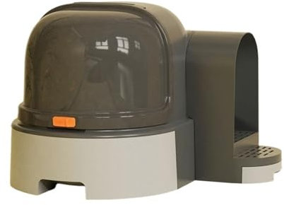 GLigeT Litterbox - Bandeja de arena totalmente cerrada, bandeja de arena extra grande con pala de arena, cajón a prueba de salpicaduras, bandeja de arena para productos para mascotas, bandeja de arena
