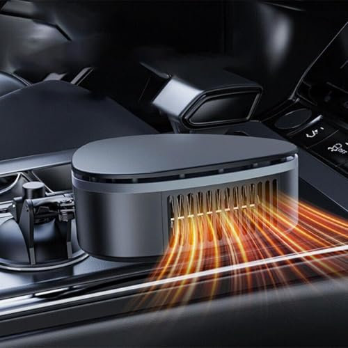 Auto Heizung Defroster, 12V Auto Heizung für schnelles Abtauen und Entnebeln, effiziente elektrische Heizmaschine für klare Sicht