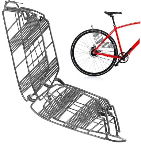 SKISUNO Fahrrad Schutznetz Für Hinterrad Strapazierfähiger Kunststoff Schutzgitter Einfach Zu Montierender Fahrrad Radschutz Verhindert Fußkontakt Mit Speichen Wetterbeständig Und Langlebi
