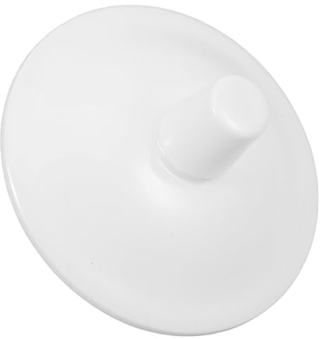 OFFSCH Tapa Redonda de Cerámica de Color Claro Ajuste Seguro Pequeña y Elegante para Taza de Té y Café Adecuado para Uso en Casa y Oficina