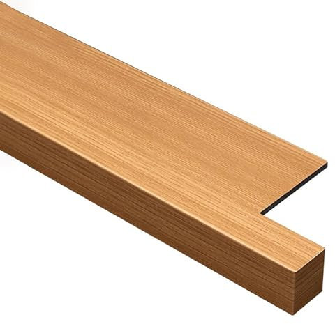Davanzale Interno Finestra Piastra di Ristrutturazione del Davanzale Della Finestra Effetto Legno con Punta, Rifinitura Moderna per Davanzale Vecchio, Protezione Liscia per Davanzale per Balcone Della