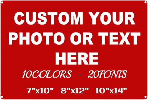 Personalised Metal Sign – Custom Outdoor Rust-Proof Aluminium Plaque for Home, Garden, Shed, Driveway or Business Use