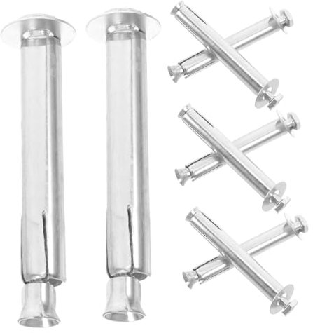 Gatuida 8pcs Rubber for Driveway Expansion Bolts Mechanical Vibration Damping Mounts Safety Bump Screws for Road