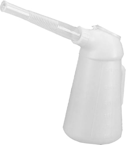 2l Plastic Oil Filler Boat Pump Oiler Refillable White | Labor-saving Manual Operation, Easy to Use, Engine Oil Bottle for Boat