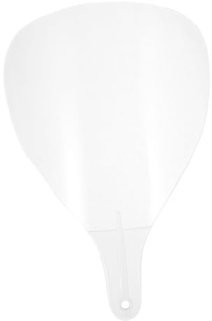 AUTSUPPL Mascarilla Facial Protectora Transparente Para Corte De Pelo 1 Unidad Diseño Ajustable Para Peluquería y Barbería Uso Profesional