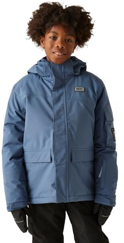 Dare2b Unisex Kids Shredder Ski Jacket, Blue Indigo, 11-12 Years EU