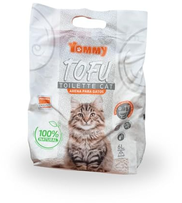Arena para Gato de Tofu YOMMY Natural 6L