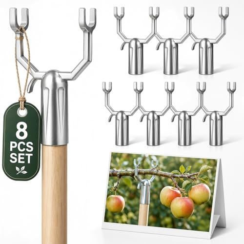 Gadpiparty 8 StüCk Aluminiumlegierung AststüTzen FüR ObstbäUme PflanzenzweigunterstüTzung BaumstüTze GartenzubehöR FüR Weinberge Und Gartenarbeit