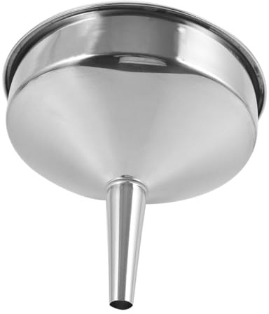 DECORNIJIA Embudo De Acero Inoxidable De Gran Diámetro Para Aceites y Líquidos Automotrices, Construcción Industrial Robusta Para Mantenimiento y Transferencia En Plantas y Vehículos