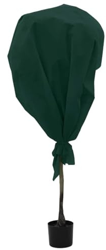 vidaXL Fleece per Piante di Protezione dal Gelo Verde 100 x 3,2 m, Accessori per Giardino e Terrazzo, Materiali Rustici UV-Resistenti, Protezione Non-Woven per Piante Esterni