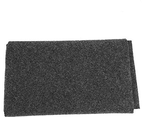 UUNPODDO Alfombrilla para Barbacoa a Prueba de Aceite para Exteriores, Color Negro, de 50 x 36 Pulgadas, Alfombrilla Resistente para el Suelo de la Parrilla de Barbacoa, Alfombrilla