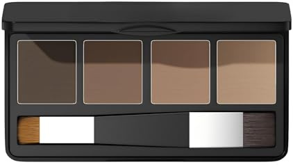 gowwim Root Touch up, 4 Color Blendable Hairline Powder for Gray Coverage, Bald Spot Concealing Hair Powder for Women & Men, Brown 8g