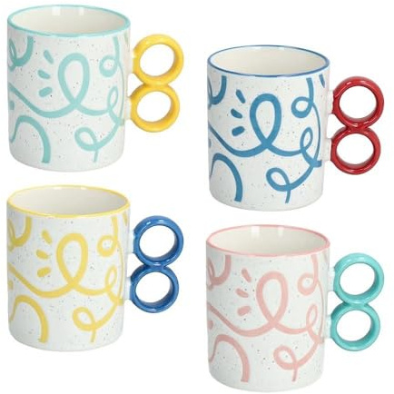 Tognana 1 Pezzo Tazza Tazzone Latte Mug Iris Holiday 400 cc 4 Colori