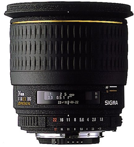 Sigma 24mm F1.8 EX DG Macro Lens (77mm Filter Thread) for Minolta/Sony D Lens Bayonet