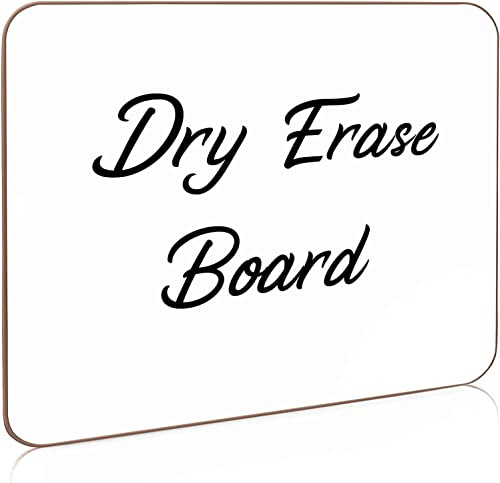 Scribbledo Liten torr radering vit tavla 23 x 30 cm skrivbar lapboard l bärbar personlig handhållen whiteboard för studenter, barn, klassrum, hem, kontorsarbete och för pappers- och pennspel
