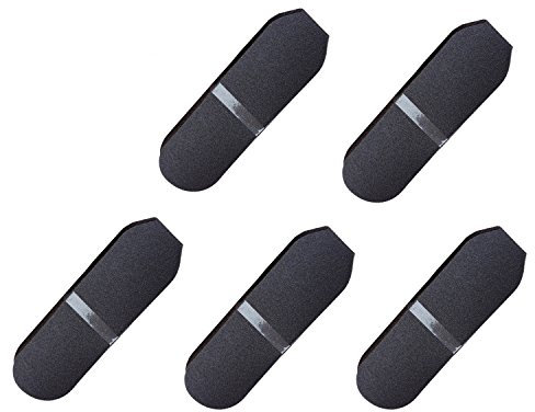 Foot File Refills, Pedicure File Replacement Abrasives Black Pack of 50