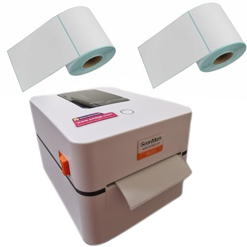 DynaSun M8 Kit-Drucker mit 1000 thermischen Klebeetiketten Drucken von 102 x 152 mm Barcode-Etiketten Paketmarkierungen GDO Versand USB-Schnittstelle