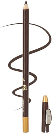 Skäggpenna, frisörpenna med inbyggd vässare, hårlinjekontur spårpenna för män Rakvårdsverktyg(Dark Brown)