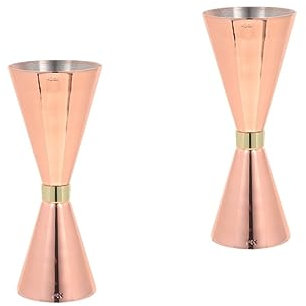 BESTonZON 2pezzi Misurino Cocktail Inossidabile Jigger Per Bar Capacità Dosatore Per Mixology e