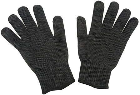 Angoily Schnittschutzhandschuhe Level 5 Schutz Atmungsaktiv Und Hochelastisch Leichtes Material Schwarzer Küchenhandschuh Mit Schnittschutz Für Schneiden Austernöffnen Und Holzschnitzen