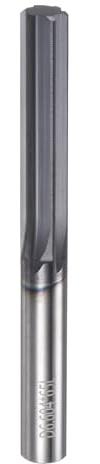 sourcing map Hartmetall-Reibahle, 6,6 mm Durchmesser, gerader Schaft, Maschinen-Reibahle für Metall und Drehmaschinen, CNC-Bearbeitungszentren, Schwarz