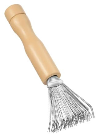 SGERUFZ Brosse Nettoyante Cheveux, Mini Brosse de Nettoyage pour Peignes et Brosses, Retire les Cheveux des Brosses, Peignes, Tapis de Bain, Tapis