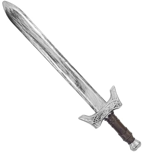 W WIDMANN MILANO Party Fashion - Ritterschwert für Erwachsene, 66 cm | Mittelalter-Schwert als Kostüm-Accessoire für Ritter-, Gladiatoren- und Krieger-Verkleidungen
