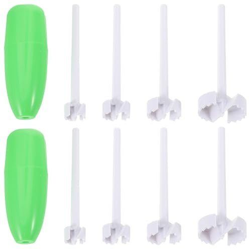 Snocciolatore Frutta e Verdura 2 Set in Plastica Verde per Ciliegie