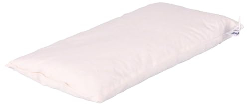 Sport-Tec Dinkelkopfkissen 40x20 cm – Wärmekissen & Körnerkissen mit Natur Dinkelspelz – Atmungsaktives Nacken- & Kopfkissen aus Baumwolle für Schlaf, Entspannung & Wärmetherapie
