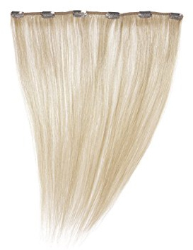 Love Hair Extensions Clip-In Haarverlängerung 100% Echthaar, 40 cm, 613 Cream Blonde