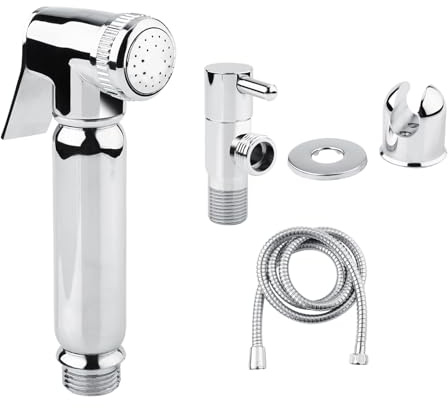 Portable Bidet Sprayer Kit, Copper Handheld Toilet Bidet Sprayer Kit, Toilet Water Spray Bidet Attachment with Shower Hose and Wall Bracket for Bathroom Personal Hygiene