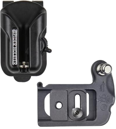 Spider X Holster Set - Leichtes Hüft-Tragesystem mit Holster und Kameraplatte für spiegellose Kameras