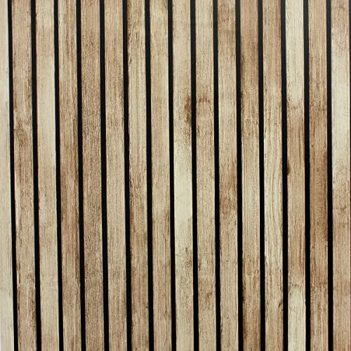 Arthouse Wood Slats Wallpaper Natural Brown 923800