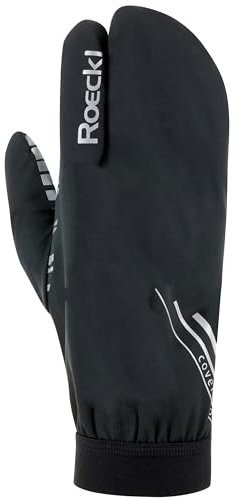 Roeckl Rottal Winter Fahrrad Handschuhe lang Cover Trigger schwarz 2023: Größe: 9.5