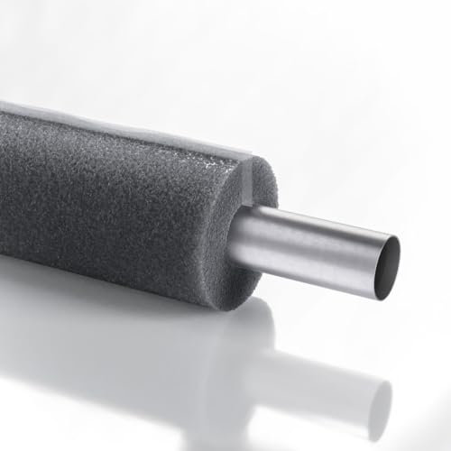Bauhandel24 - PE Rohrisolierung 13mm Dämmdicke Heizrohrisolierung 2 x 1m selbstklebend Schaumstoff Rohr Isolierung 13 mm Isolierstärke | Ø 28 mm Rohrdurchmesser