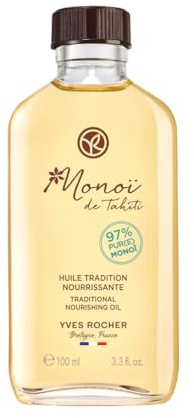 Yves Rocher Monoï - Traditionelles Pflege-Öl - 100 ml | 97% reines Monoï-Extrakt - Körperöl - Paradiesischer Duft, exotische Pflege - für eine himmlisch duftende Haut