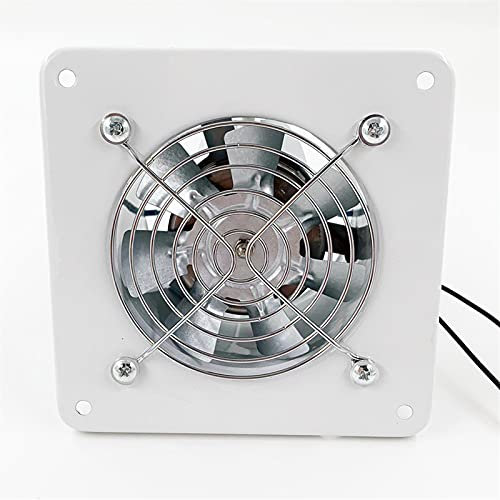 Ventilatore di Scarico Ventilatore di ventilazione del tubo silenzioso domestico con la griglia e la valvola di ritegno 4inch Quadrato Duct Duct Duct Fan Bagno Estrattore della cucina WC Aria Ventilaz