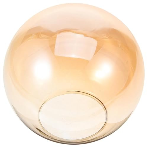 Ciieeo Glas Lampenschirm Kugelförmig 5.91 Zoll Ersatz Lampenschirm Aus Glas Für Hängelampe Pendelleuchte Lichtabdeckung Dekorativ Für Innenbeleuchtung