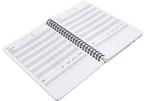 COHEALI A5 Übung Tagebuch Notizbuch Fitnessplaner Workout Logbuch Dekorative Fitness Agenda Notizblock