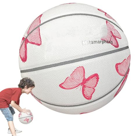 Générique Outdoor Basketball, professionelles Butterfly-Design, 24,6 cm (9,65 Zoll), für Schule, Basketball, wiederverwendbar, Sportzubehör, Trainingswerkzeug für Wettbewerb, Alltag, Fitness, kurz